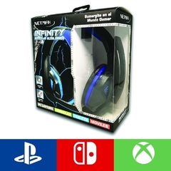 Auricular Ps4-xbox- Gamer Led Lights Netmak Nm-infinity - Aj