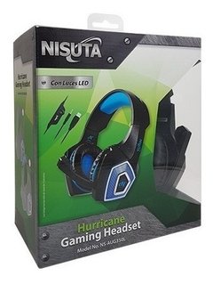 Auricular Gamer Nisuta Con Microfono Hurricane (NS-AUG350L) Led en internet