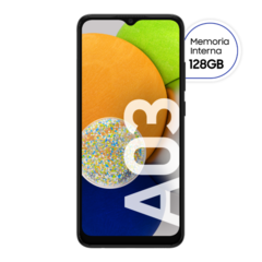 Celular Samsung Galaxy A03 128 GB negro 4 GB RAM