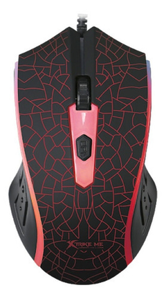 Mouse Optico Gamer Retroiluminado 4 Botones Xtrike Me