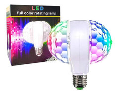 Lampara Led Giratoria 6w Rgb Foco Doble 3 Colores Bolichera