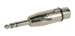 conector adaptador plug 6.5 st a hembra canon