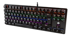 Teclado USB Gamer HP GK320 Mecanico ESP Negro - comprar online