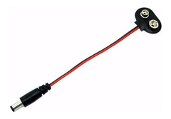 Conector Plug Alimentación Batería De 9v Macho Para Arduino