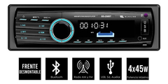 Estéreo Blauline BS-150FBT con USB, bluetooth y lector de tarjeta SD