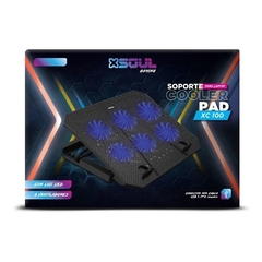 Base Para Notebook Gamer Soul 6 Coolers Led Usb 9 A 15,6 - comprar online