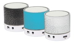 Parlante Mini Bluetooth Con Luces Radio Microsd