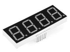 Display Led 4 Digitos 7 Segmentos Anodo Comun Azul 0.36