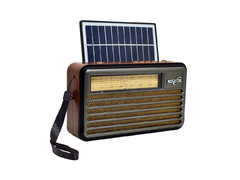 Radio AM/FM Vintage MP3/BT/AUX Solar y Power Bank Nisuta (NS-RV22S)