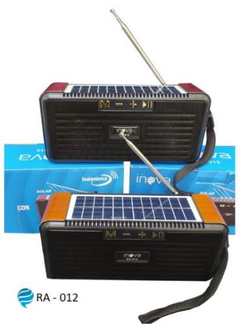 PARLANTE PORTATIL BLUETOOTH INOVA RA-012 CARGA SOLAR2103