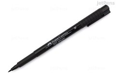 Faber-Castell PITT Artist Brush Pen, Brush Tipped, Black (199)