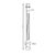 FV 023902-CR Descarga con sifón flexible para lavatorio - comprar online