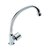 FV Allegro 0425/15-CR Grifo de una sola agua con pico móvil alto