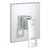 GROHE Eurocube 24061000 + 35501000 Mezclador monomando de ducha para instalación final - comprar online