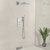 HANSGROHE ShowerSelect 15734600 + 01800180 Termostato empotrado de gran caudal - CORTES