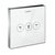 HANSGROHE Showerselect 15736400 + 01800180 Válvula de vidrio para instalación empotrada para 3 funciones - comprar online
