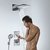 HANSGROHE ShowerSelect 15764000 + 01800180 Llave de paso empotrado para 3 funciones - CORTES