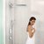 HANSGROHE Rainmaker Select 580 24001400 + 01800180 Ducha fija con brazo + toma de agua - CORTES