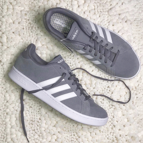 tênis adidas grand court cinza