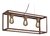 Colgante Rectangular de Hierro 3L - comprar online