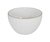Bowl de Porcelana con Bordes Dorados 650ml