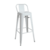Banqueta Tolix matte con respaldo bajo - comprar online