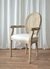 Sillón Luis XVI Ebanista Antique Grey c/apoyabrazos - comprar online
