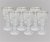 Set x 6 Copas de Vidrio Transparente con Borde Dorado Gladiator