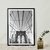 Cuadro BROOKLYN BRIDGE Enmarcado en Madera Negra 70x50cm