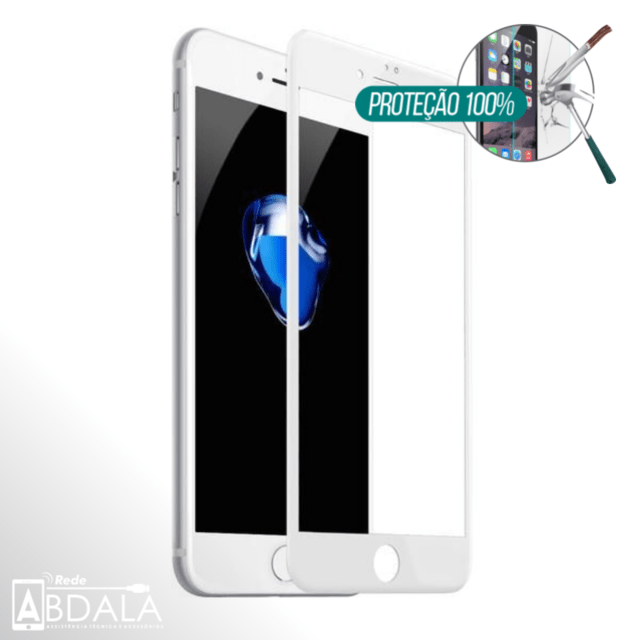 Capa Case Capinha silicone para Iphone 7/8 Plus Amarelo + película de vidro  no Shoptime