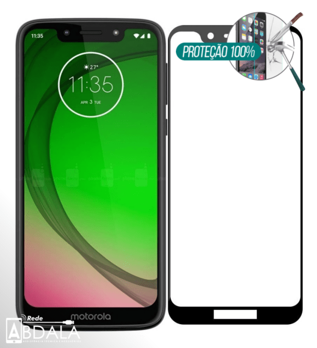 Película de Vidro 3D Motorola Moto G7 Power Hmasto | Rede Abdala