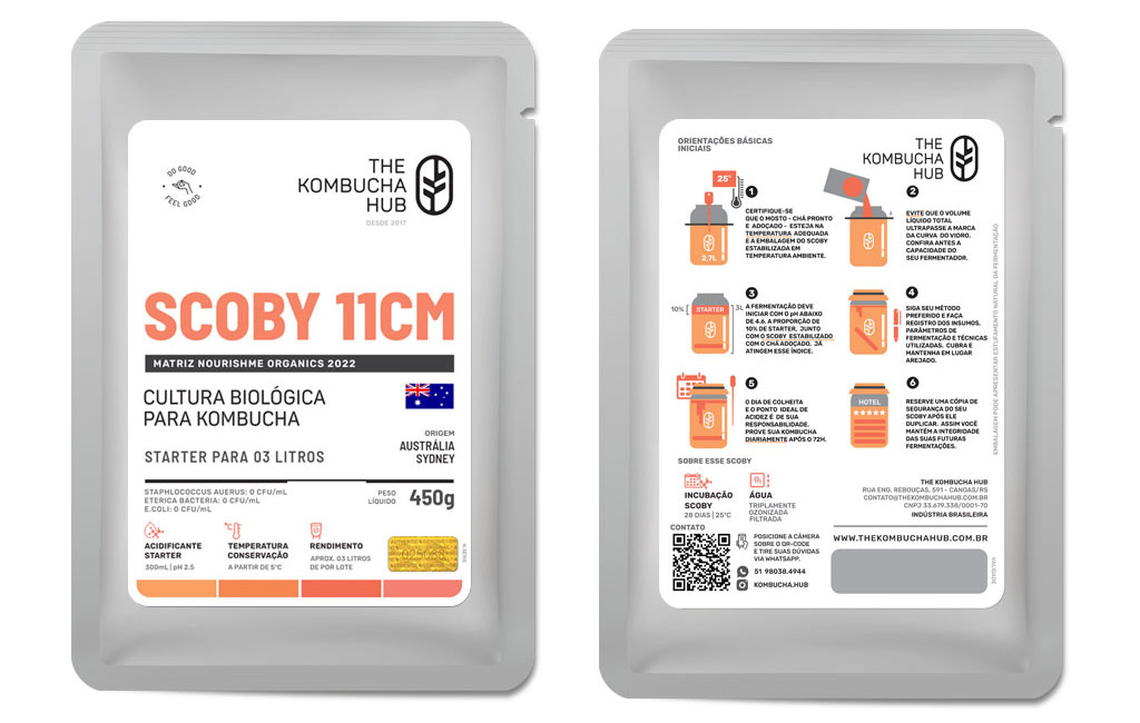 Scoby de kombucha americano. Scoby White Labs WL600. Scoby americano. The Kombucha Hub. Teabiotic 