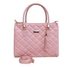 Bolsa satchel feminina rosa