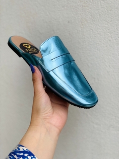 Mule Zora Metalizada - comprar online