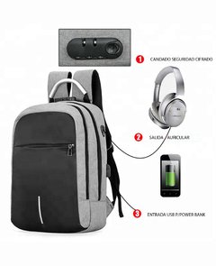Mochila Portanotebook Antirobo "Aghos"
