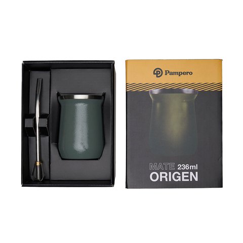 Mate Origen vERDE con Bombilla