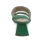 Tamanco Feminino Veneto Verde Euro - Divitrini