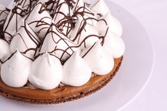Tarta Nevada: Brownie y Merengue