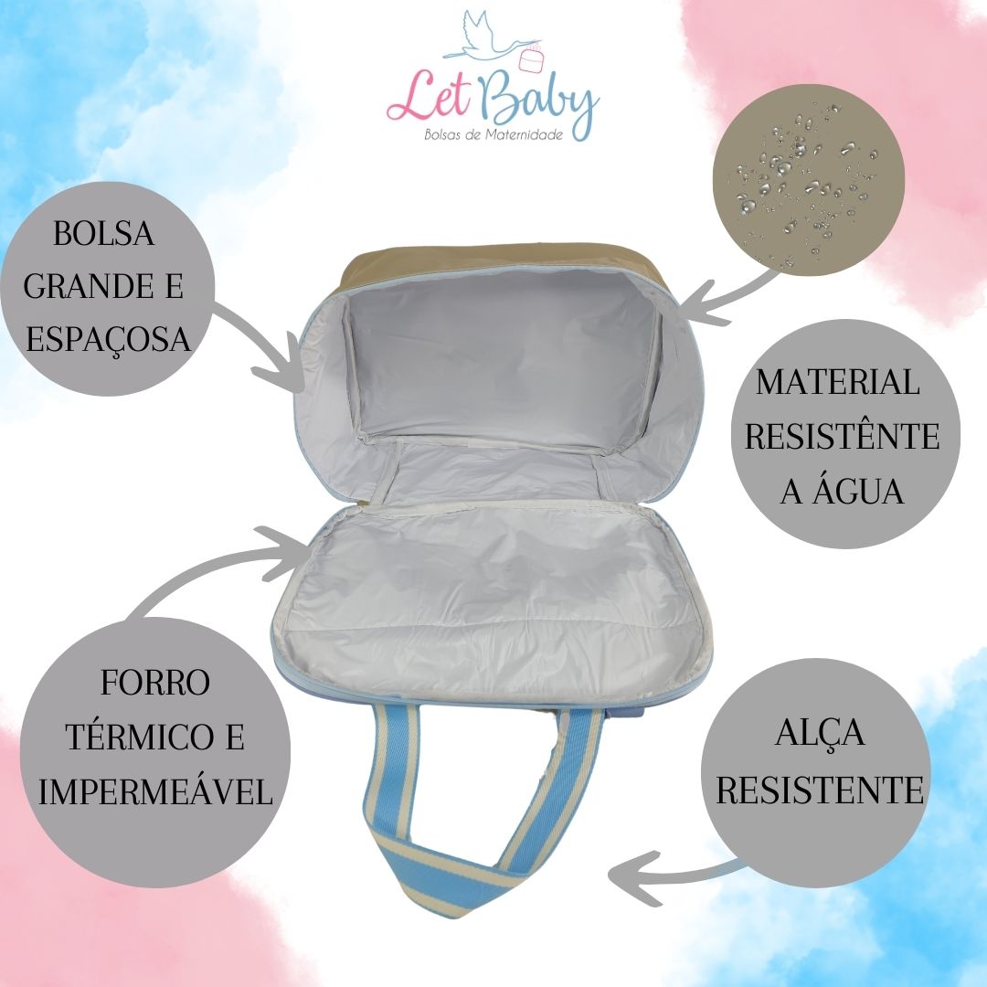 Kit Bolsa Maternidade com Mochila Veneza IB