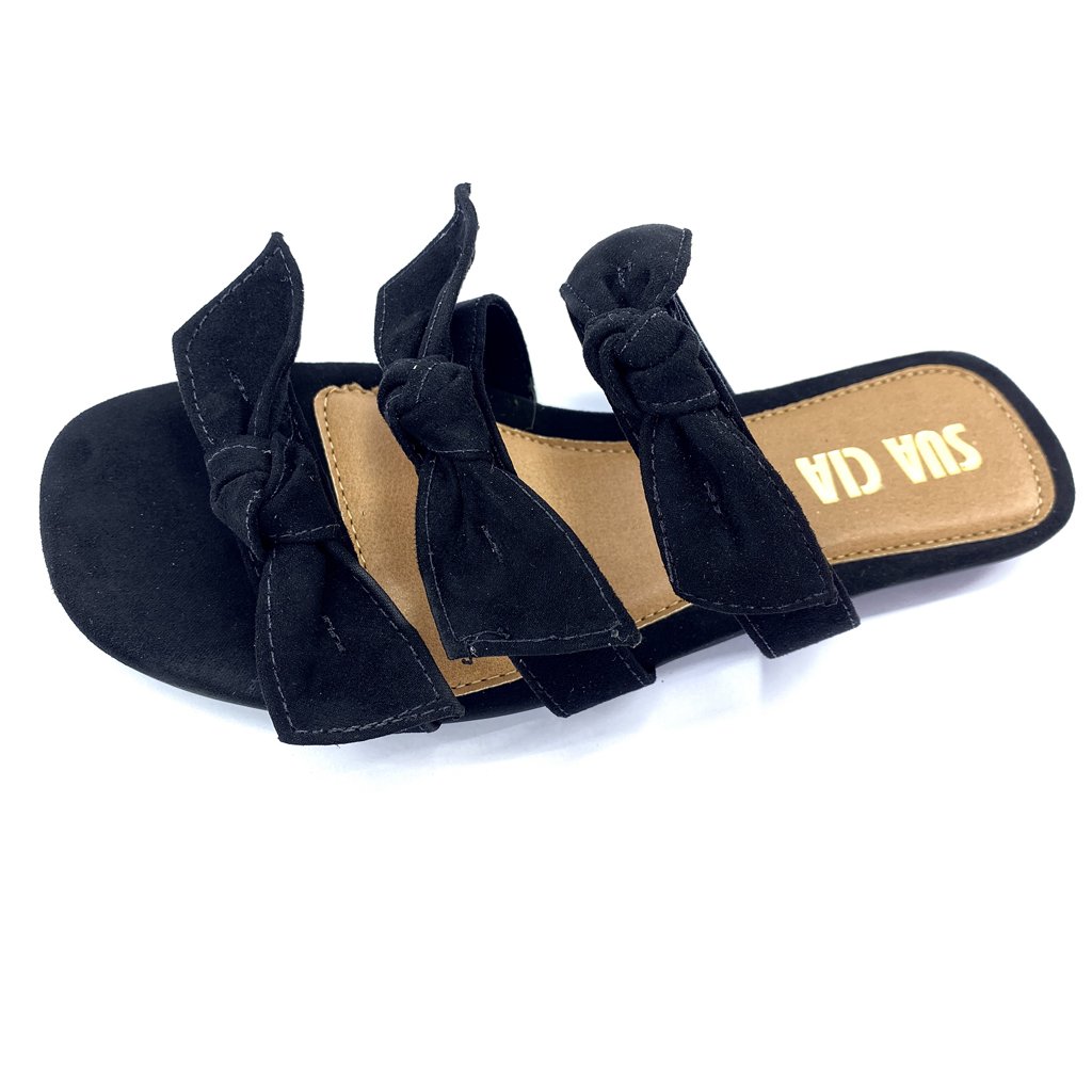 Sandália Rasteira Flat Bolinhas Sua Cia 8073 Casual Nude – La Belle Calçados