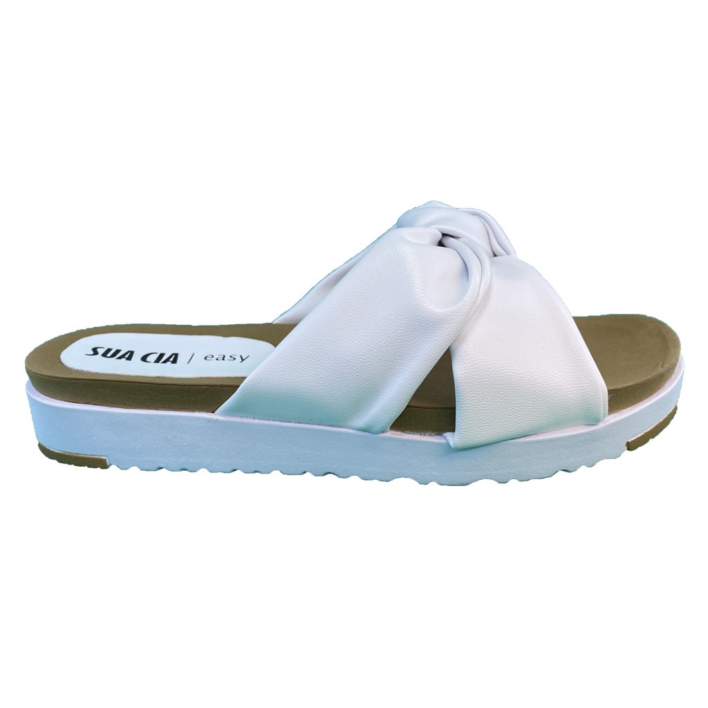 SANDALIA SUA CIA UNICO 8146.12740 BRANCO- PROPASSO CALÇADOS