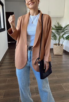 Blazer Alison Camel - tienda online