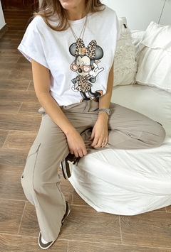 Remera Minnie Blanca - comprar online