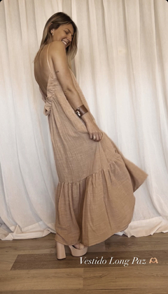 Vestido Paz Tostado