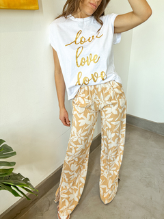 Remera Love Dorado - Pandoras