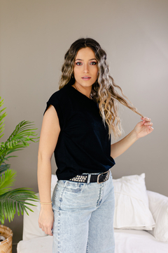 Remera Severina Negra