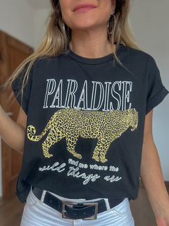 Remera Paradise Negra - comprar online