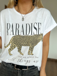 Remera Paradise Blanca - comprar online