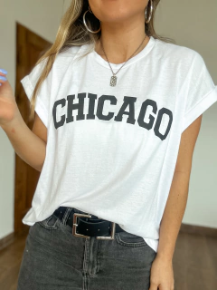 Remera Chicago Blanca