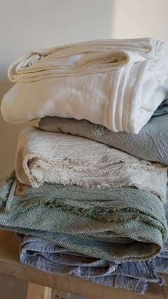 Imagen de Mantón de Tusor de Lino - Cubrecamas